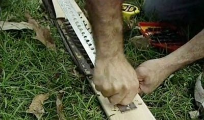 How to Make a DIY Homemade Screed from a Rake - Today's Homeowner