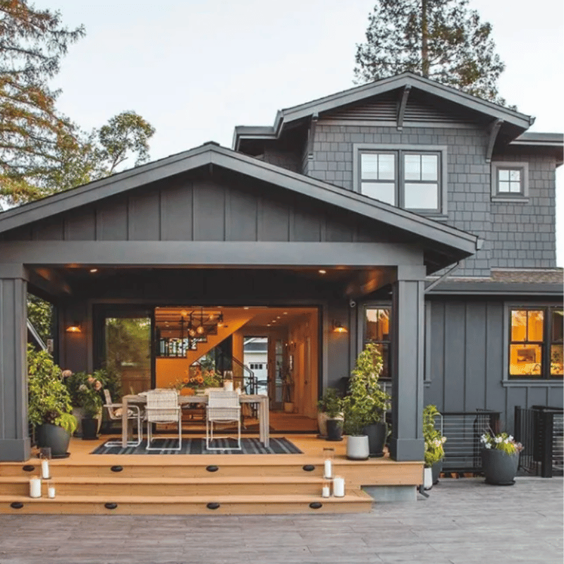 13 Black Board and Batten Exterior Home Ideas (2024) | Today's Homeowner