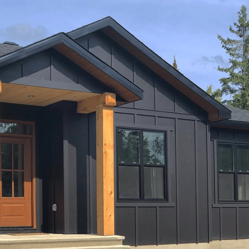Discover Timeless Elegance in Black Board and Batten Home Design